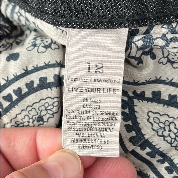 American Eagle Outfitters Black Straight Leg Jeans - Picture 8 of 11